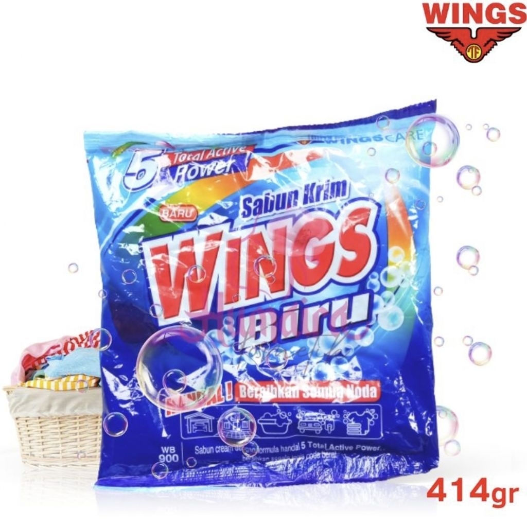 Wings Biru Sabun Krim Colek 900Wb