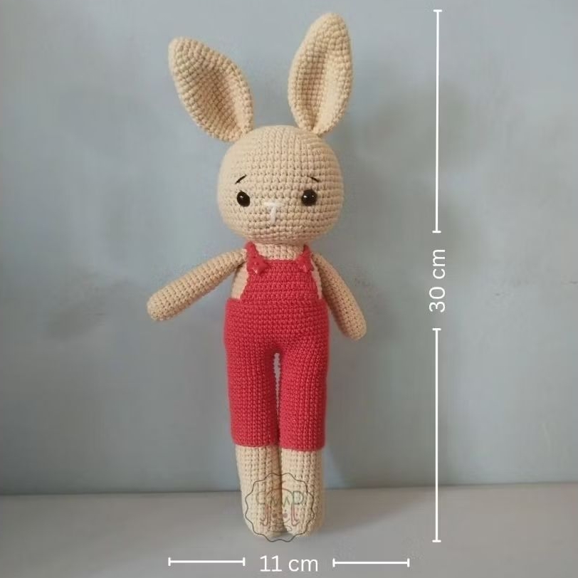 Dizzydoll Amigurumi Rabbit Bunny Doll Boneka Rajut Prop Newborn baby Photography