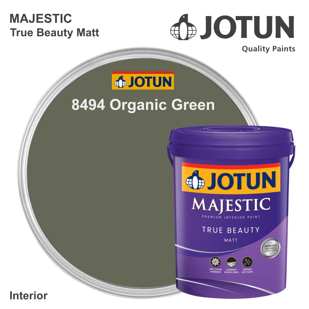 JOTUN MAJESTIC TB MATT 8494 ORGANIC GREEN 20 LT