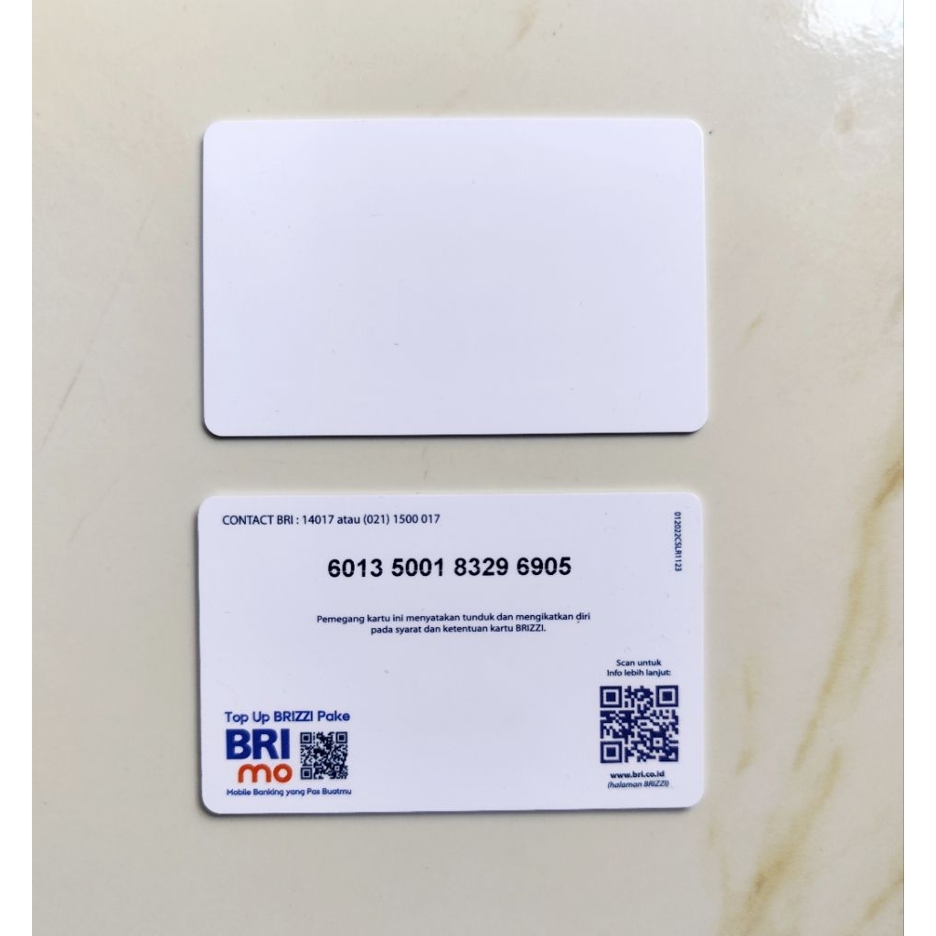 Brizzi putih polos bahan custom murah