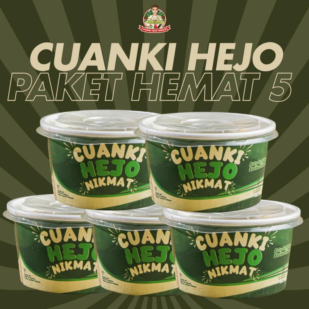 (BUY 3 GET 2) Cuanki Sambal Hejo Khas Bandung - Cuanki Hejo Nikmat - Cup Instan Termurah Terlaris