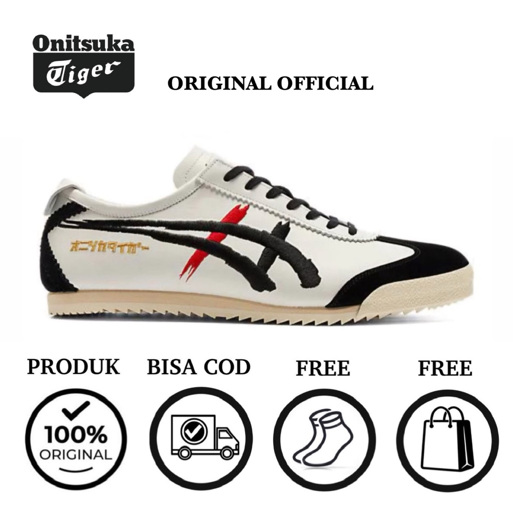Sepatu Onitsuka tiger mexico 66 ORIGINAL japan kabuki white black