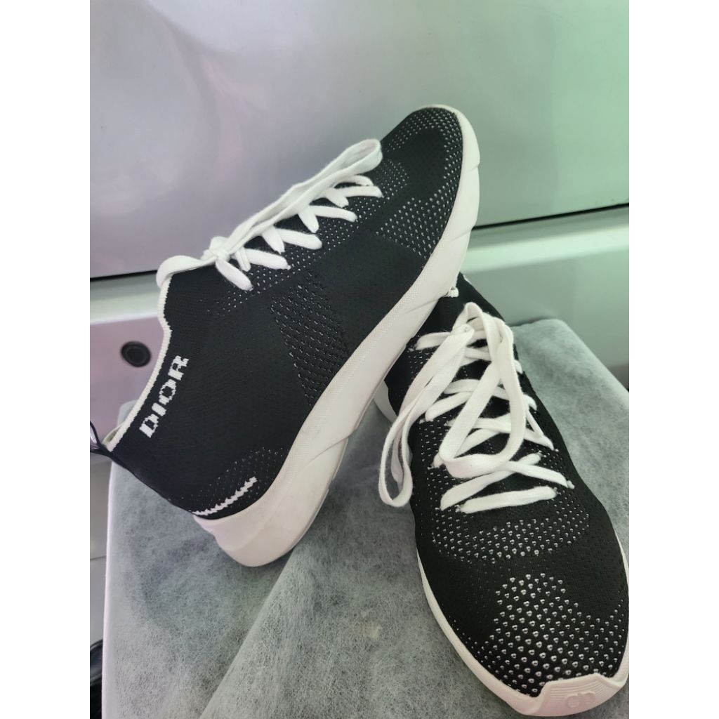 sepatu pria slip on Dior size 40 41 insole 26 seken brand