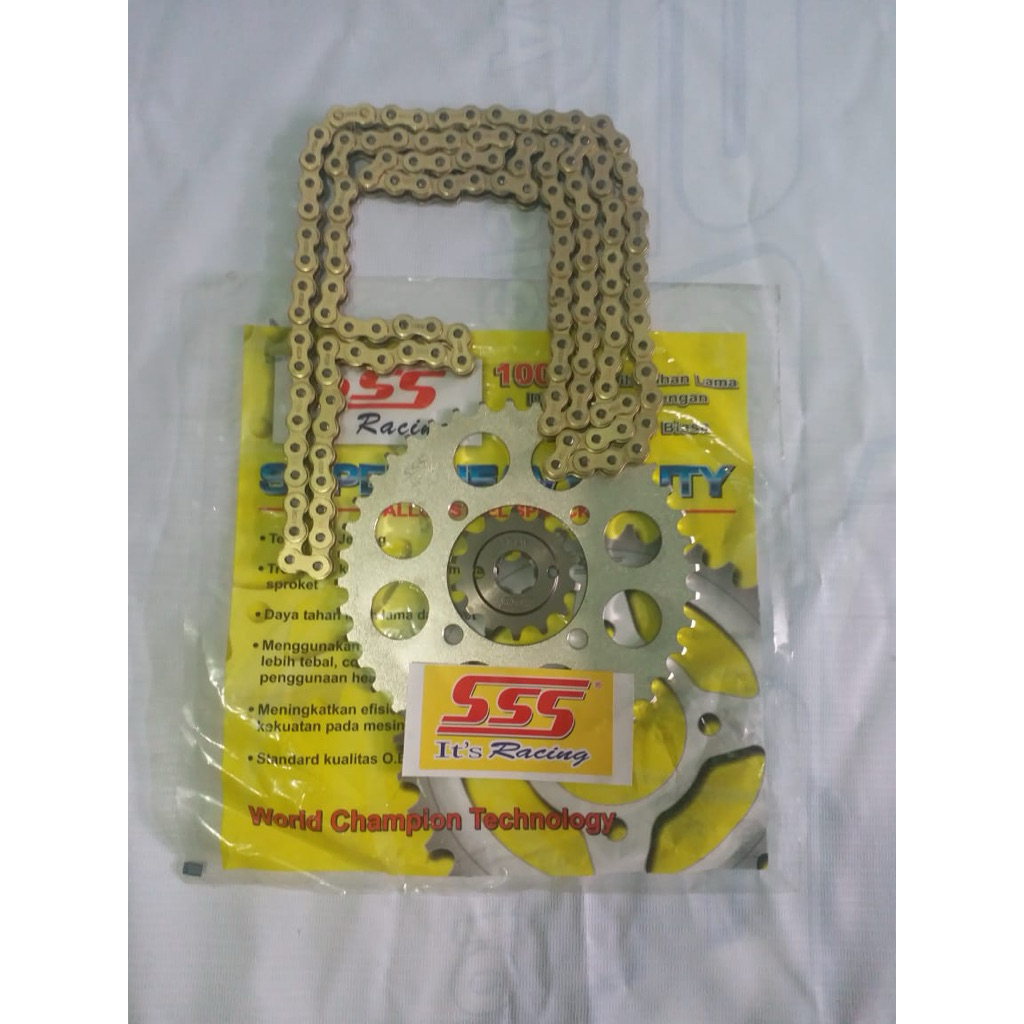 Gir Set SSS / Gear Set SSS Rantai 415 Jupiter Z1 / Vega ZR /