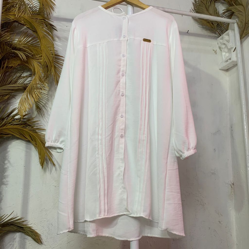 Tunik terbaru atasan warna putih baju warna putih