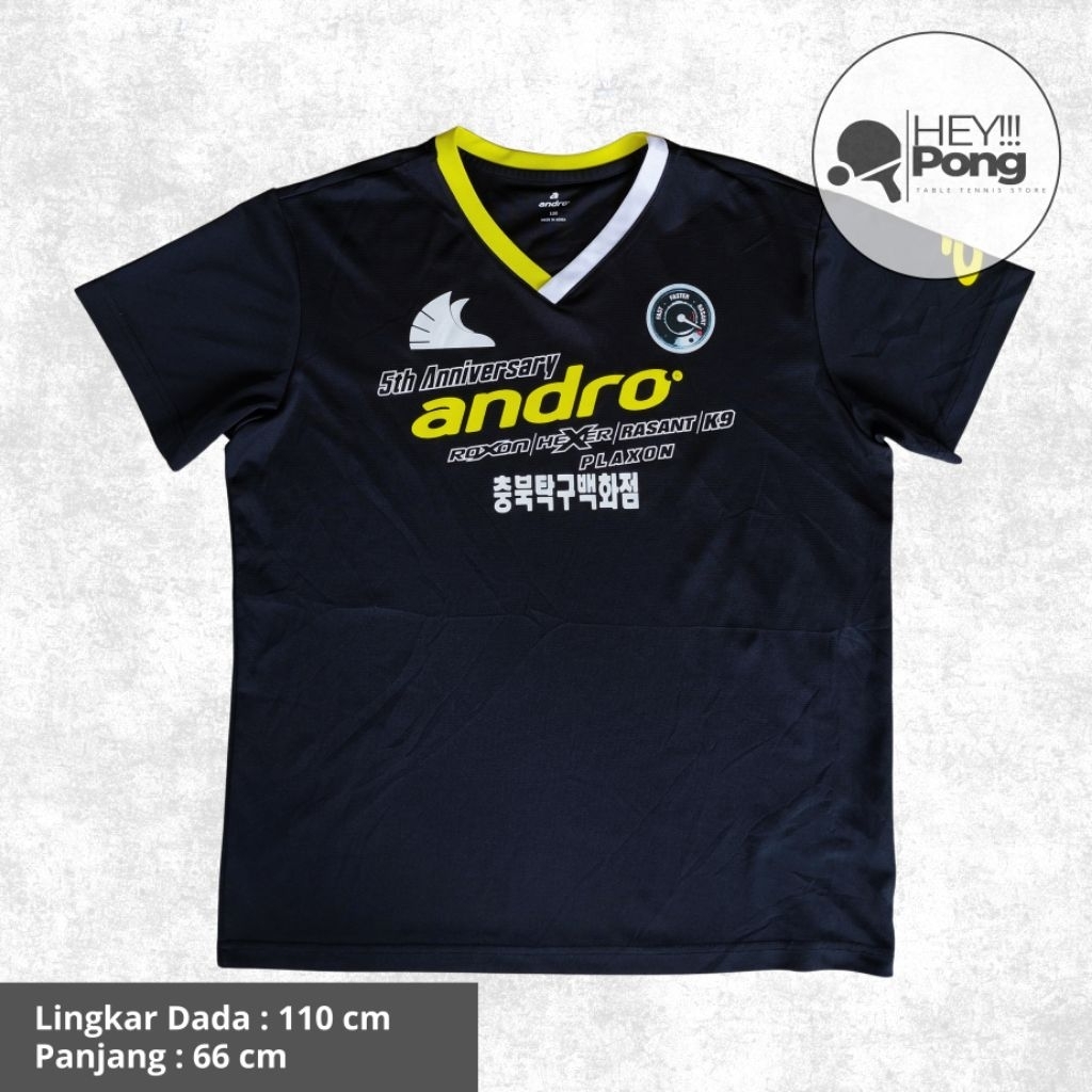Jersey Tenis Meja/ Pingpong Original/ LD 110 cm/ Panjang 66 cm