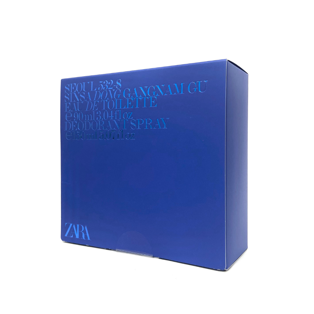 Zara Seoul 532-8 Sinsa Dong Gangnam Gu Man EDT Giftset