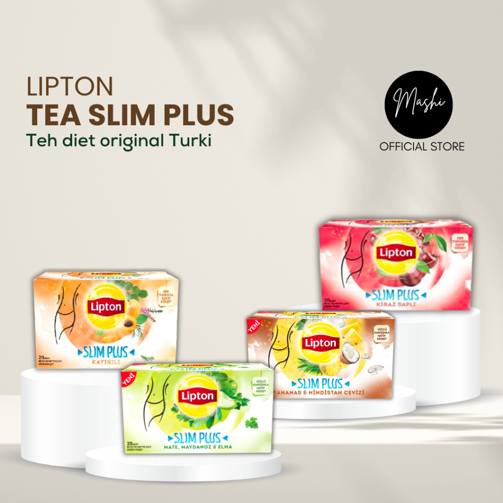 Lipton Tea SLIM PLUS - Teh Herbal Langsing - Teh Diet - 100% Original Turki