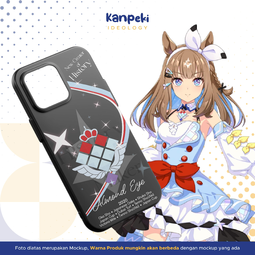 Phone Case Almond Eye Uma Musume All Type Semua Merk & Tipe Handphone Clear Case