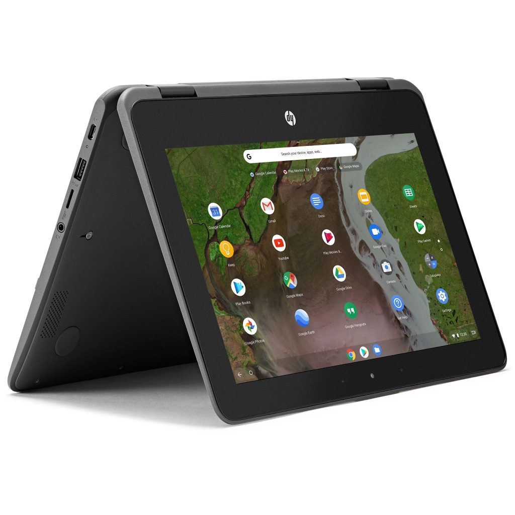 Leptop Chromebook Lenovo yoga 300e intel n4000 ram 4GB eMMc 32GB - secon bergaransi