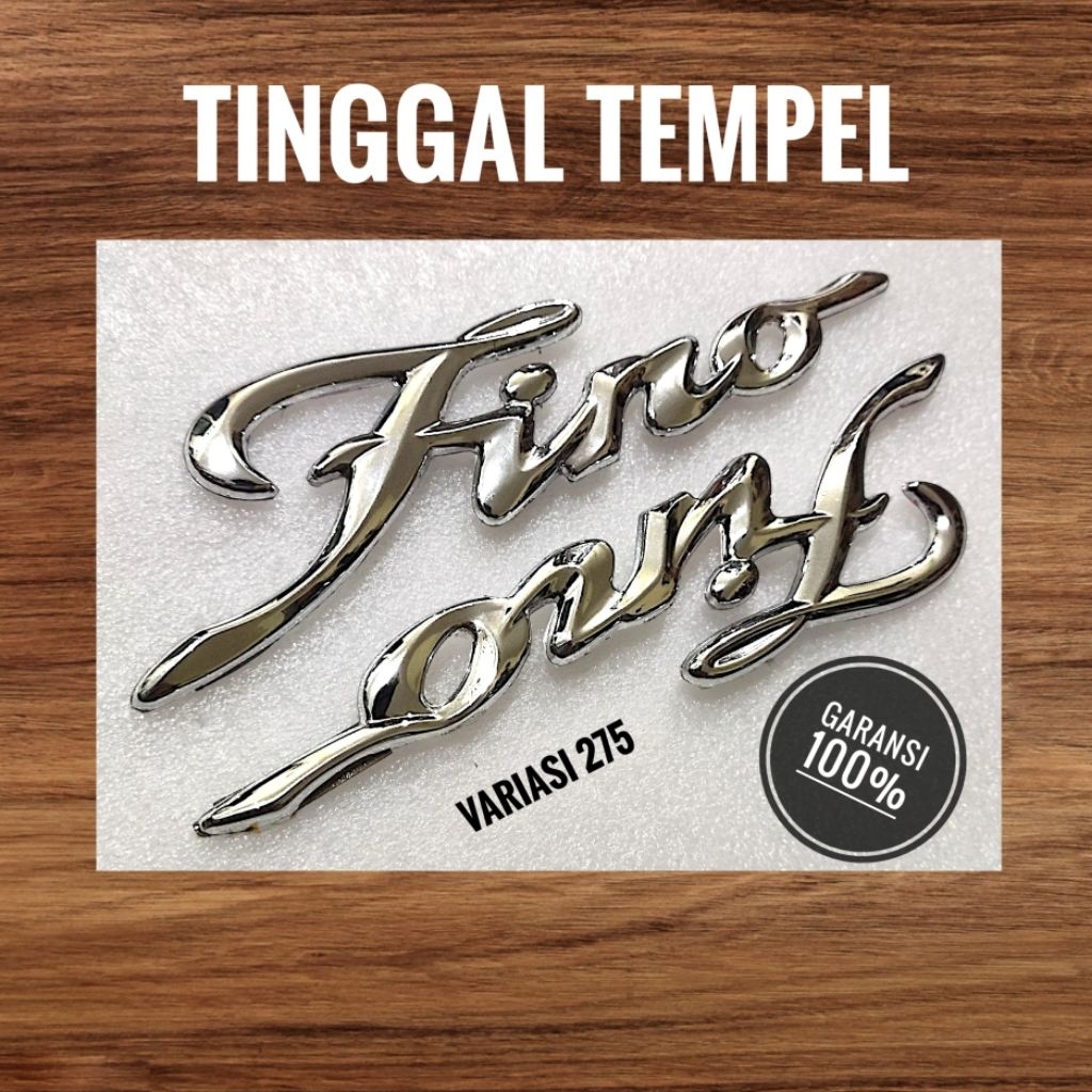 emblem Fino / emblem Fino 3d / tulisan Fino timbul 3d / logo Yamaha Fino / logo motor Fino / logo Fi
