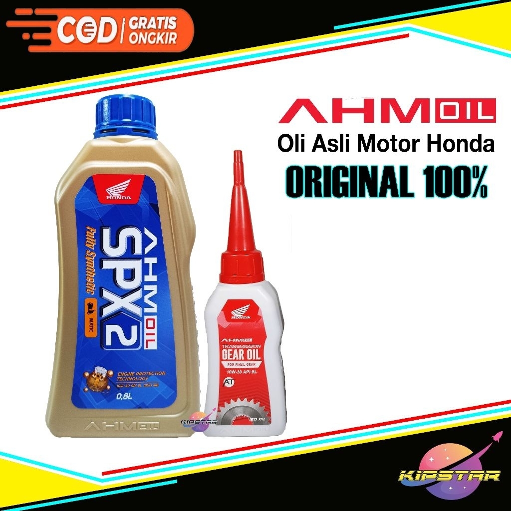 PAKET GANTI OLI SPX 2 + OLI GARDAN AHM