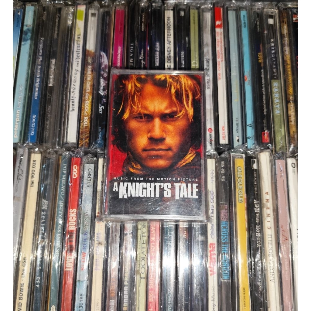 Kaset Soundtrack Knight's Tale - Queen, David Bowie, Train, Heart, Eric Clapton, Rare Earth, Thin Li