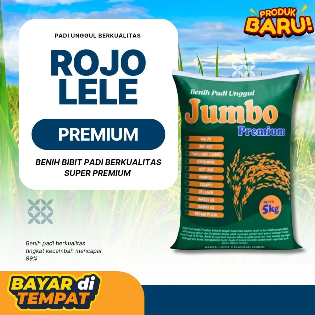 benih padi ROJO LELE kemasan 5kg
