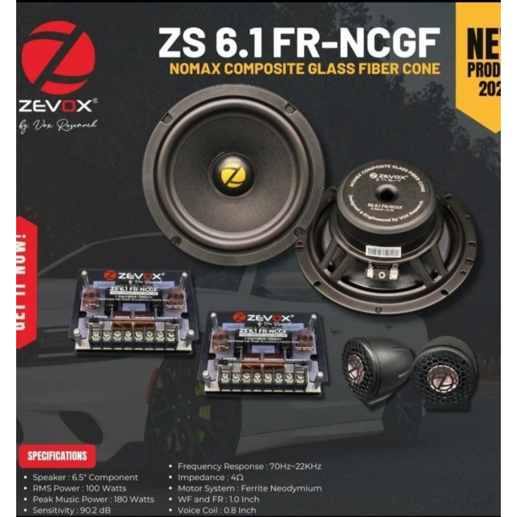Speaker 2way zevox  ZS 6.1 FR-NCGF