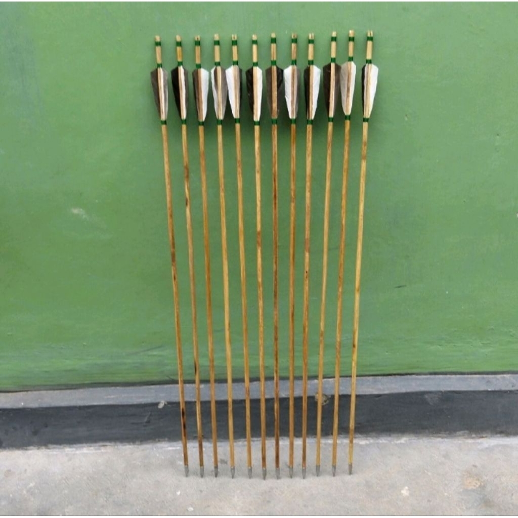 arrow bambu petung vanes bulu entok