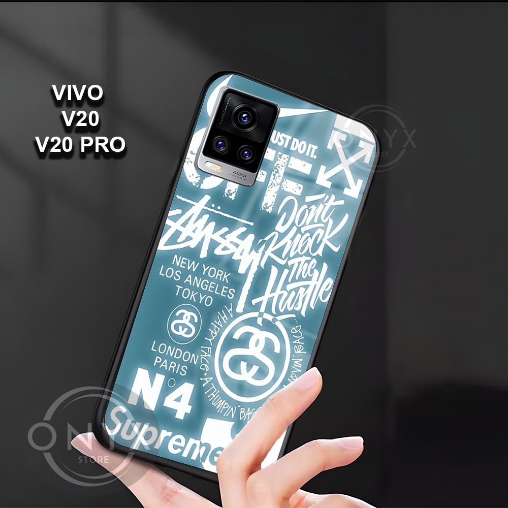 [W13] Softcase VIVO V20/V20 PRO Softcase Kaca Kilau Glossy | Kesing Vivo Motif Aesthetic | Case Vivo