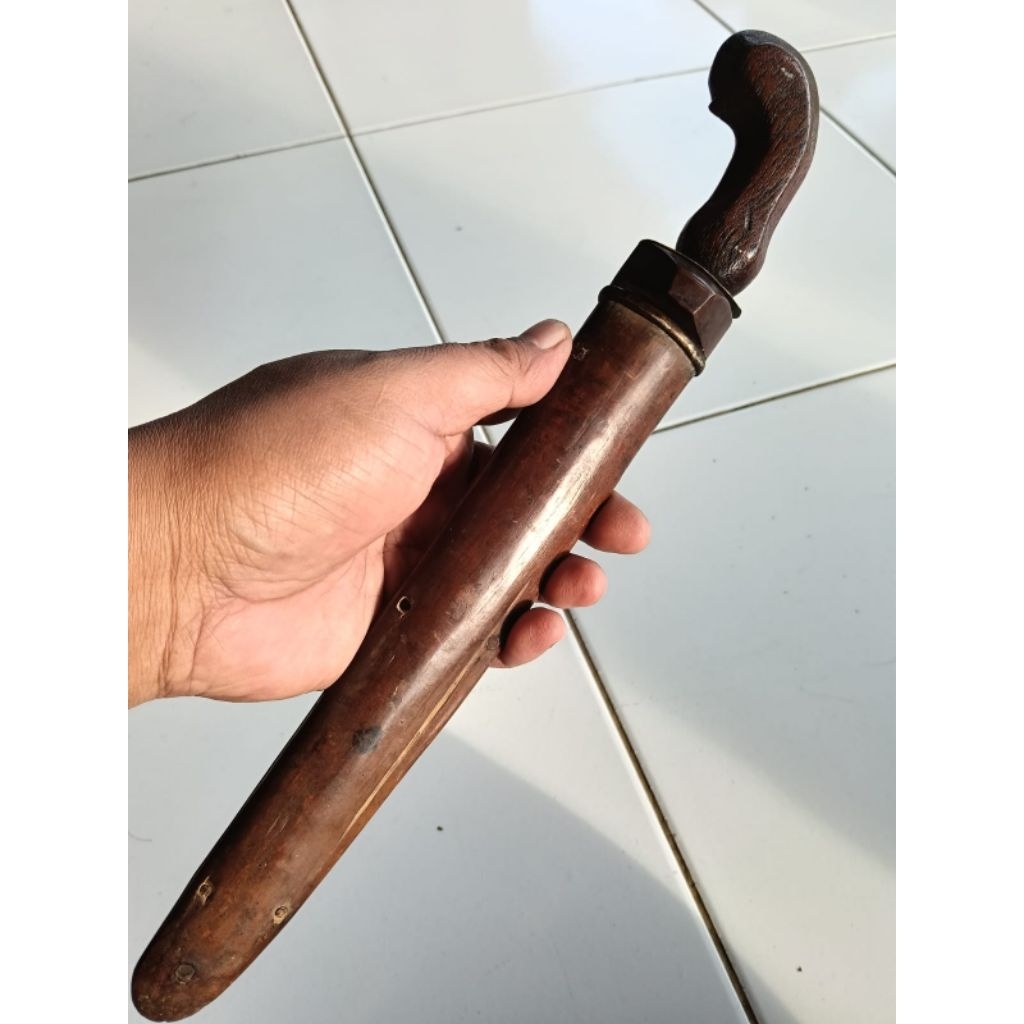 cundrik pdg suduk maru sepuh cengkrong kuno antik set warangka lawasan