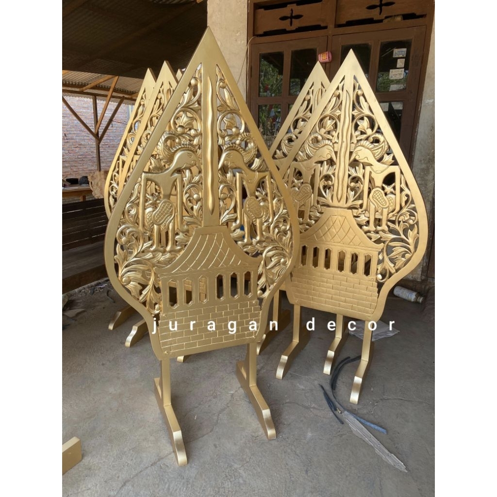 Dekorasi gunungan wayang/gunungan dekorasi/