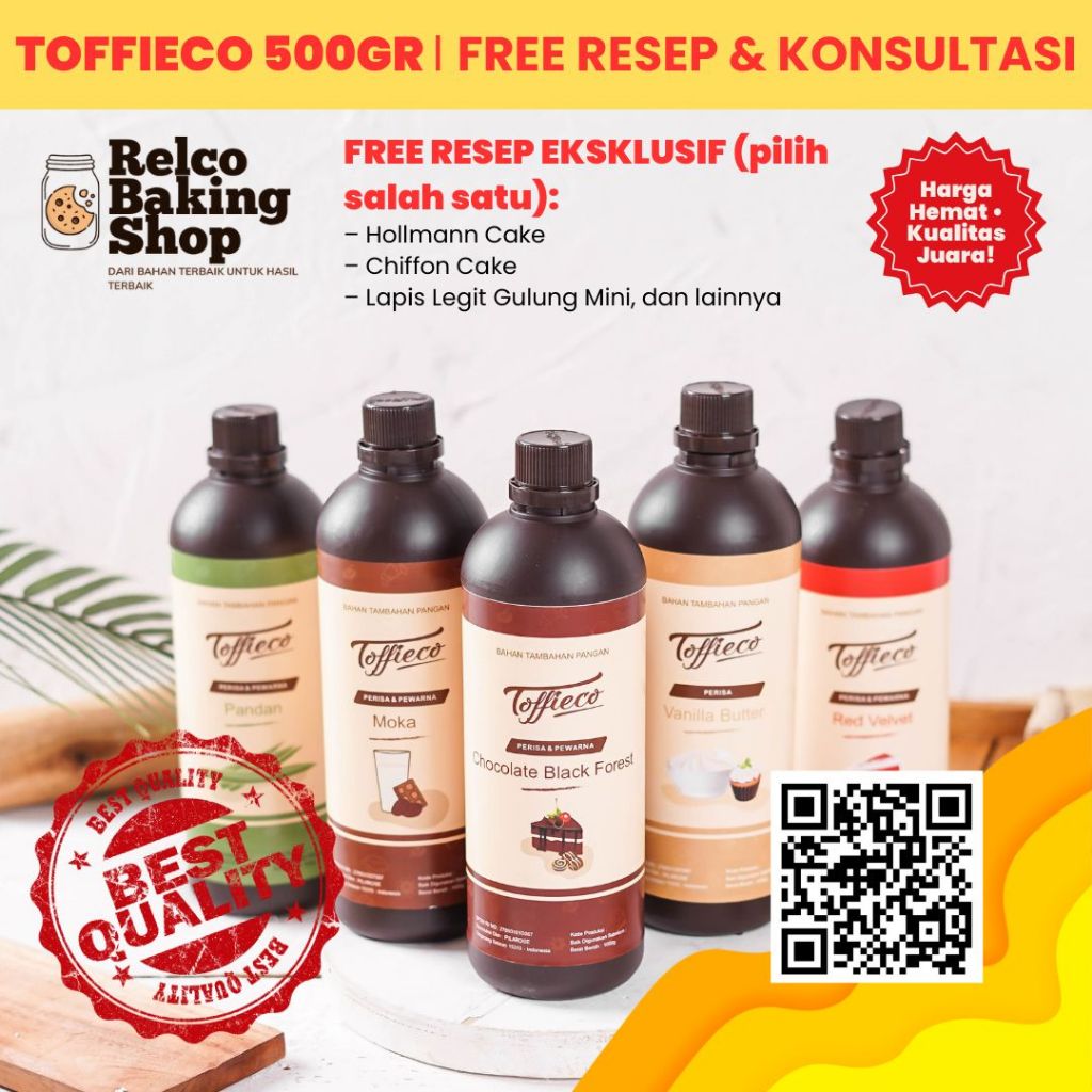 TOFFIECO PASTA 500GR – VARIAN LENGKAP! BONUS RESEP KHUSUS!