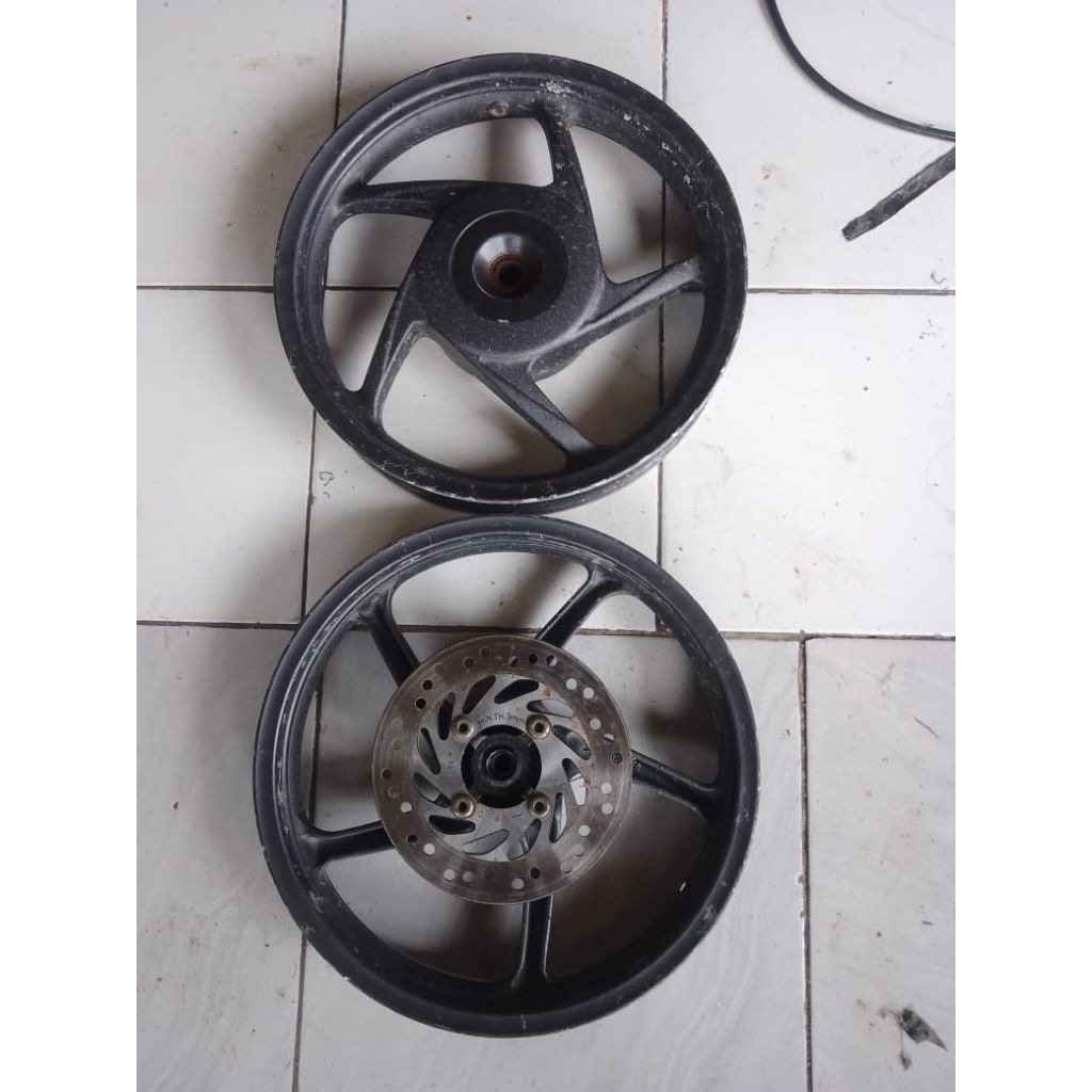 Velg pelek racing depan belakang motor Honda Beat FI Scoopy fi Spacy fi Vario fi beat karbu original