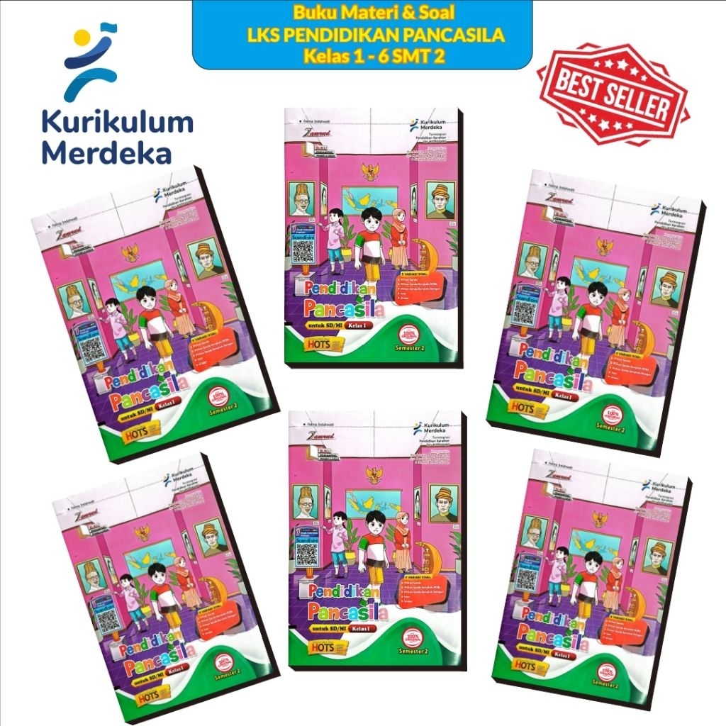 LKS ZAMRUD PANCASILA KELAS 1 - 6 SD Semester 2 KURIKULUM MERDEKA