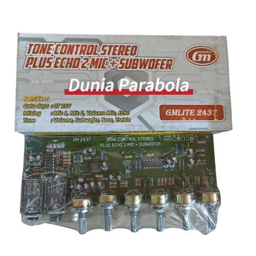 GMLITE 2437 Kit Tone Control Stereo Plus Subwoofer / Tone Control Stereo Plus Subwoofer
