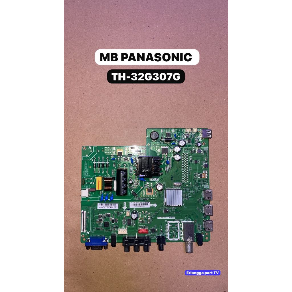 Main Board Panasonic TH-32G307G Original – Motherboard TV Panasonic 32G307G – PCB Mesin TV Panasonic