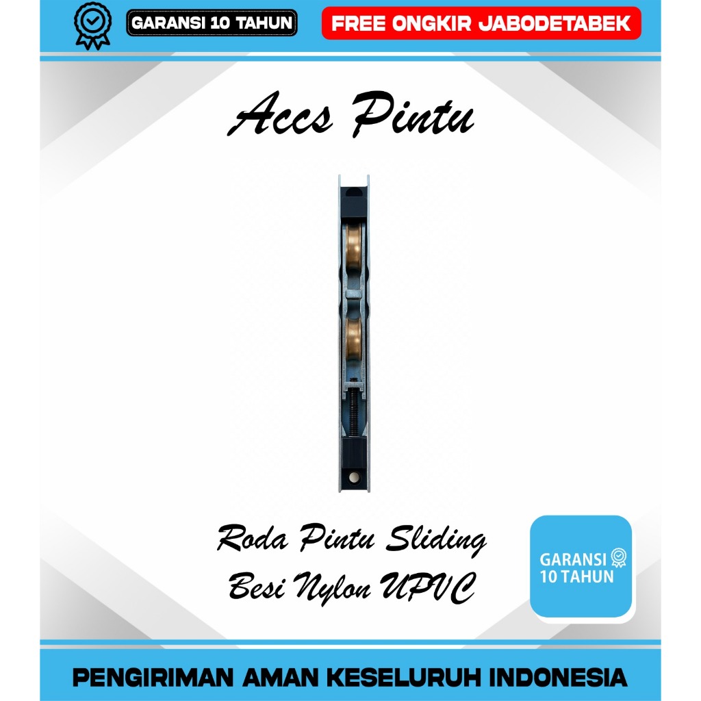 Roda Pintu Sliding Besi Nylon UPVC