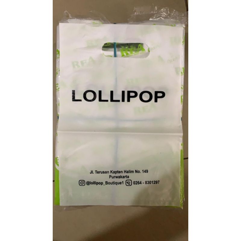 Sablon Kresek HD Plong Putih 1000 Lembar