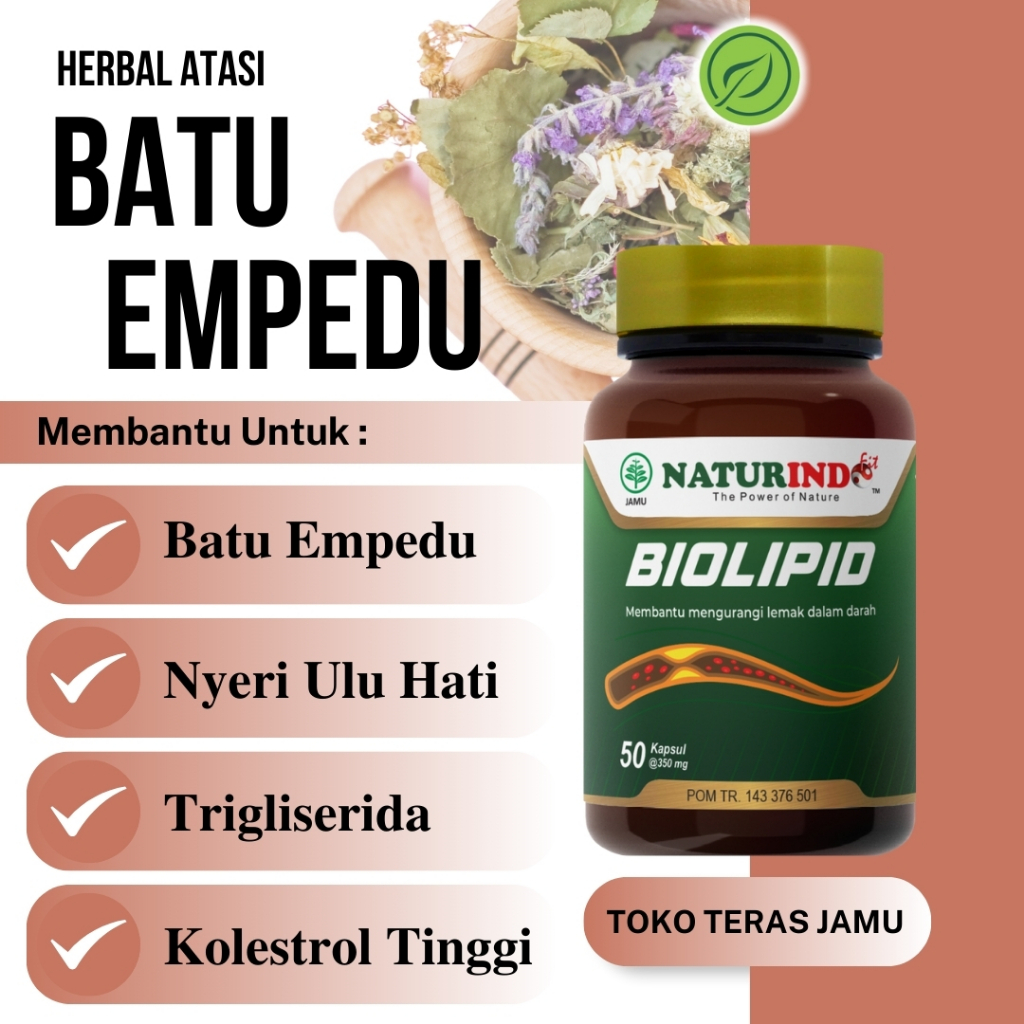 Obat Penghancur Batu Empedu Herbal Pelarut Batu Empedu Biolipid Herbal Naturindo
