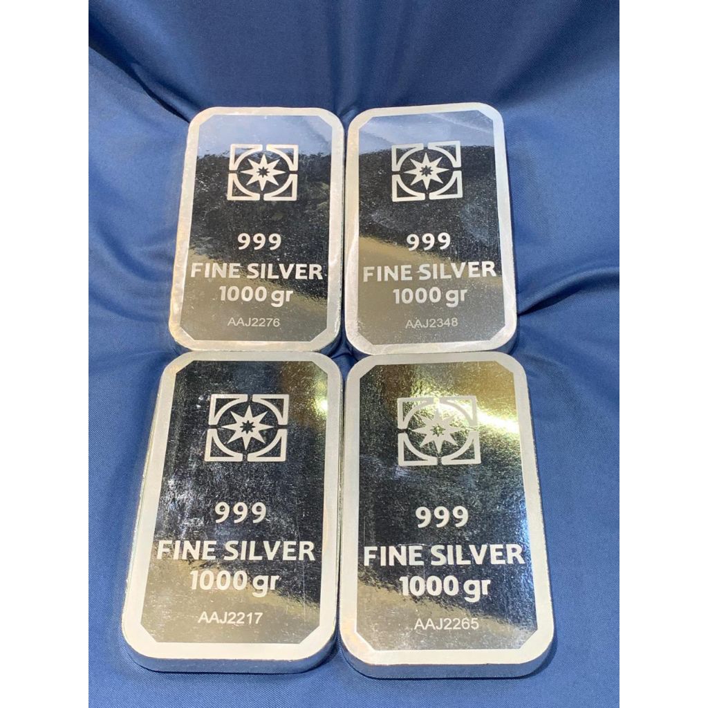 Perak Batangan Merek MT berat 1 Kg