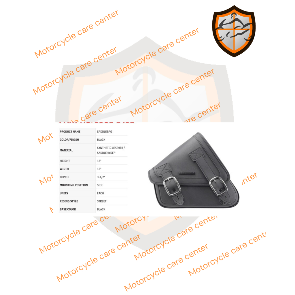SADDLEMEN SWING ARM BAG BLK D410 XL HARLEY SPORTSTER FOR HARLEY SPORTSTER 2004 - 2021 3501-1432