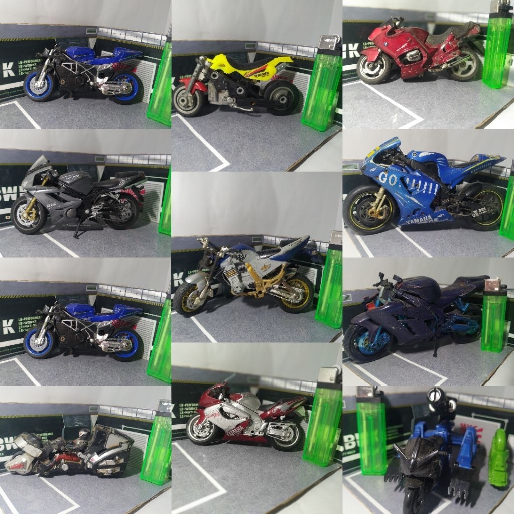 miniatur motor balap/mainan motor balap