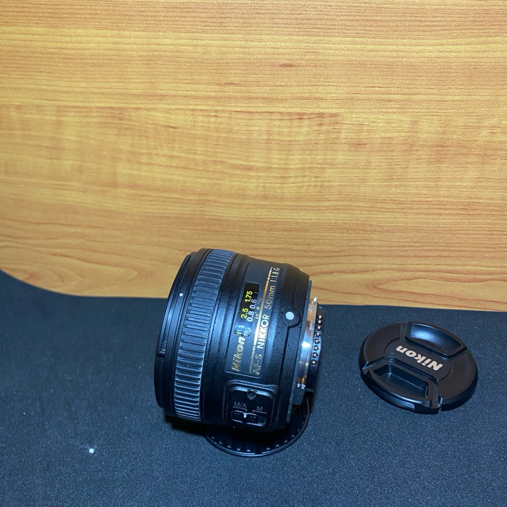 LENSA FIX 50MM 1.8 NIKON AFS NIKKOR TAJAM BOKEH