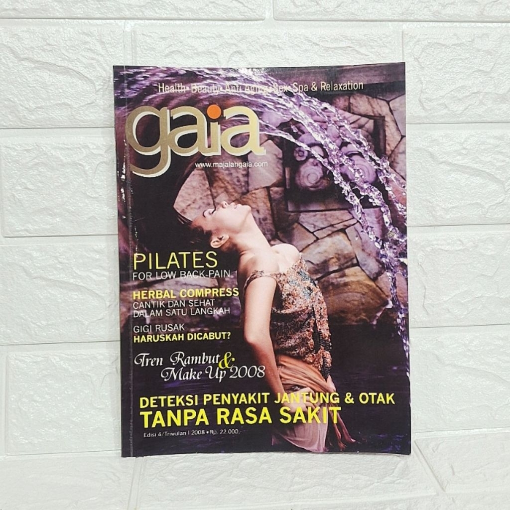Majalah GAIA Health, Beauty, Anti Aging, Sex, Spa & Relaxation (preloved/bekas)