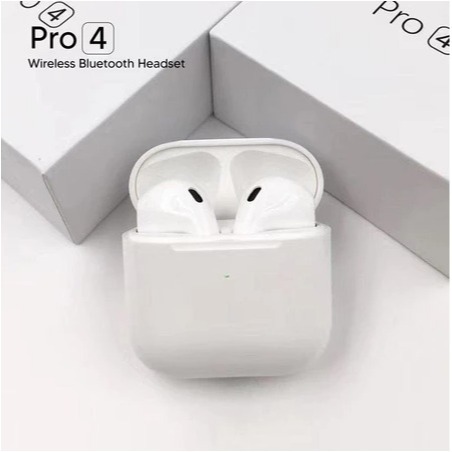 InPods TWS Pro 4 Headset Bluetooth with Mic Smart Touch Earphone Bluetooth Wireless Earphone
