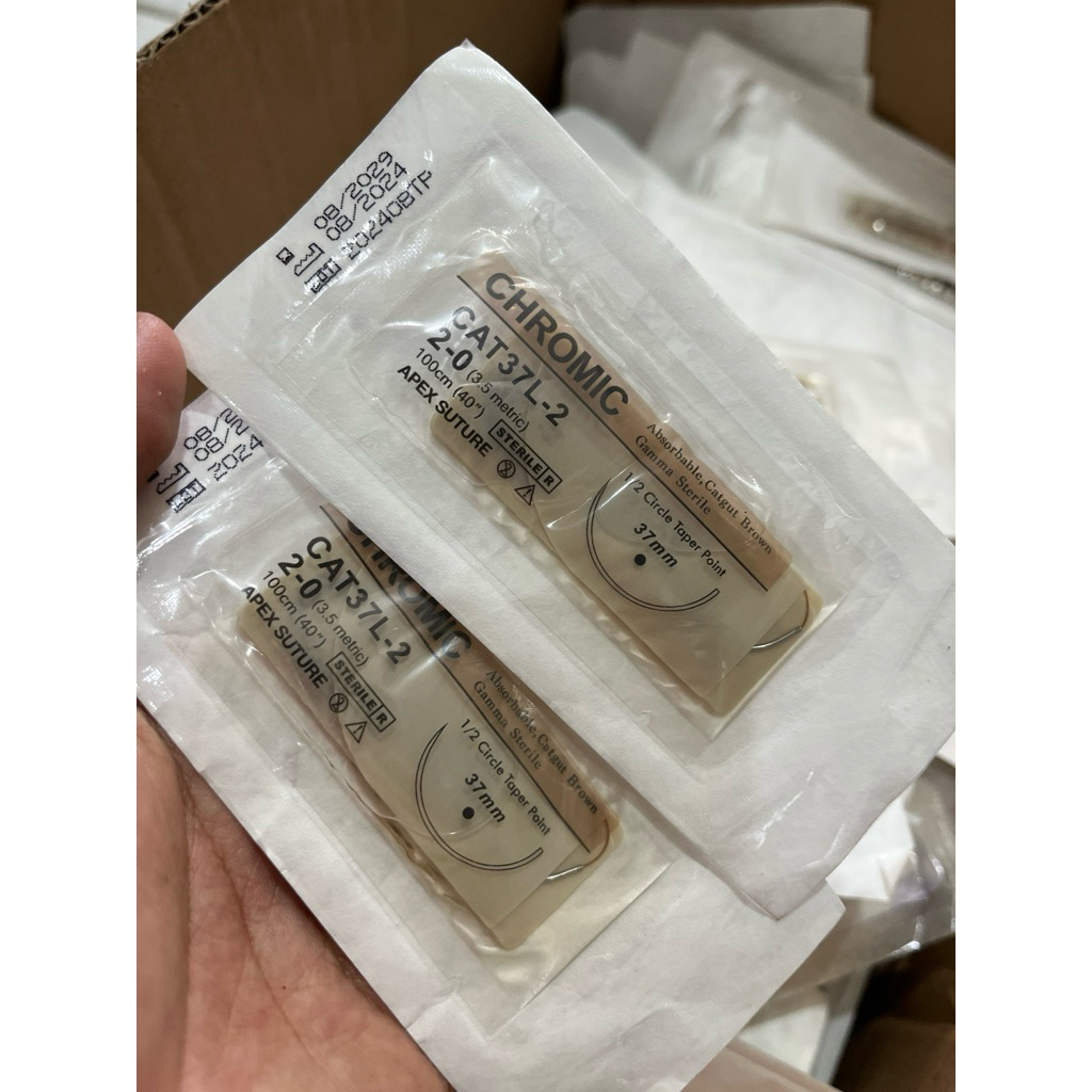 chromic 2/0  per pcs