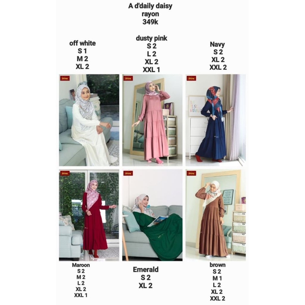 ABAYA DANNIS DAILY DAISY