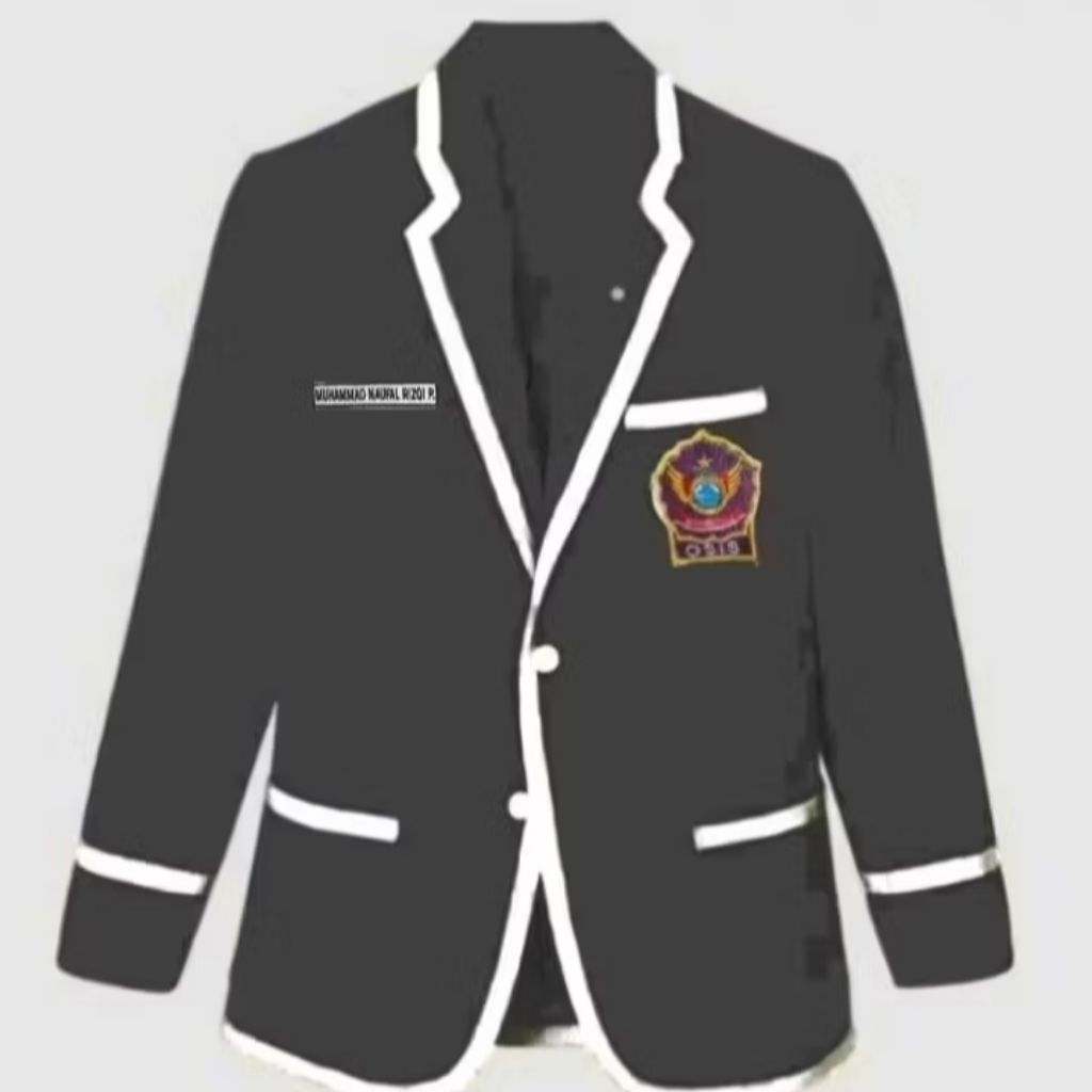 Almamater Sekolah Custom Bordir