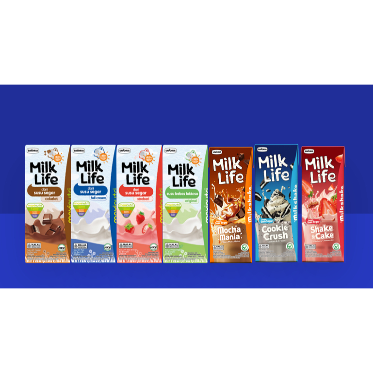 MilkLife UHT 200 ML- ( 1 Karton/ Dus  isi 24 pcs )