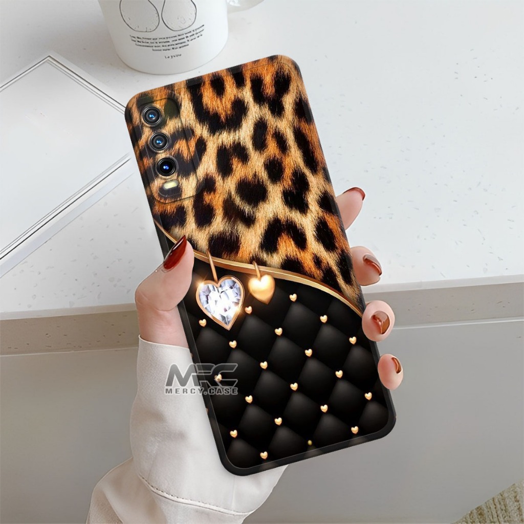 Mercycase Softcase HP Vivo Y12s Y20 Y20s Karakter Silikon Case Procamera Casehp Bumper Cover HP - 12