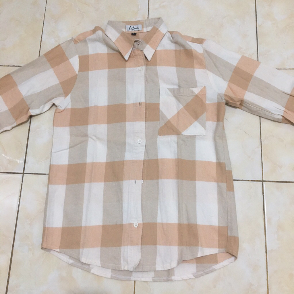 Kemeja Flanel Wanita Brand Tatum