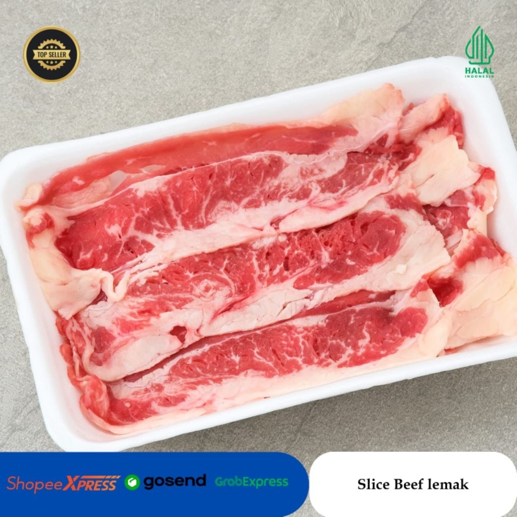 Daging Sapi Slice/ Daging Slice Lemak/ 500 gr