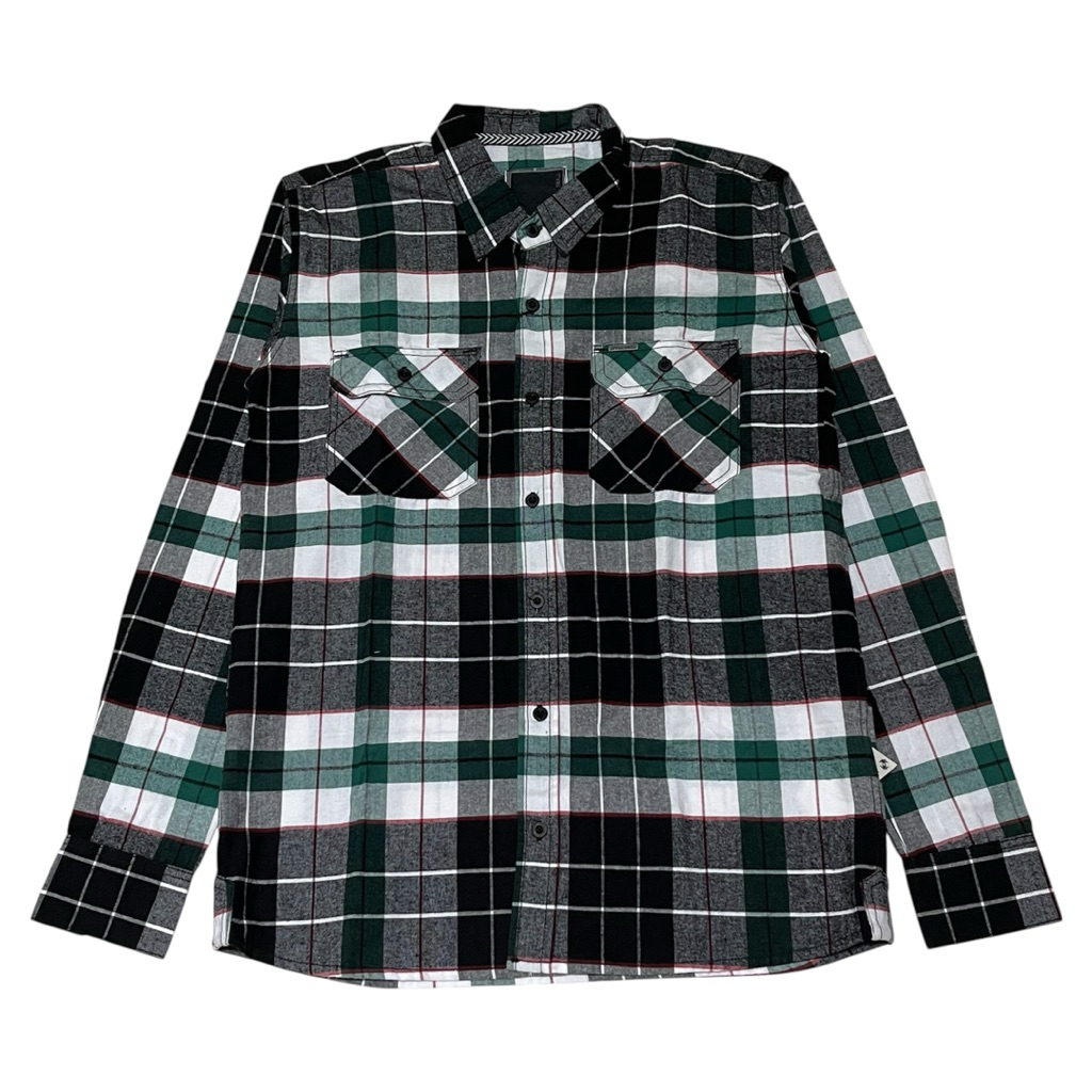 Kemeja Spyderbilt Original Pria Rollcas Men Shirt Long Black