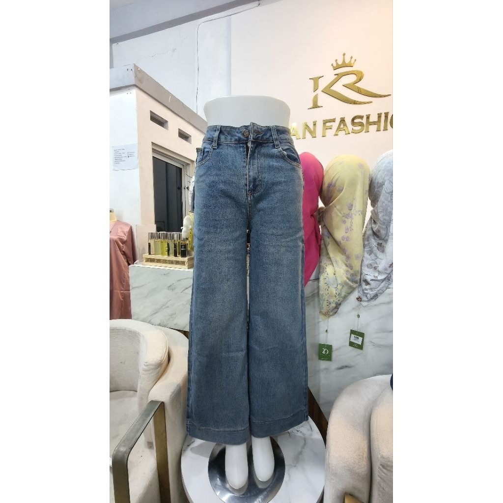 Celana jeans wanita Korean style