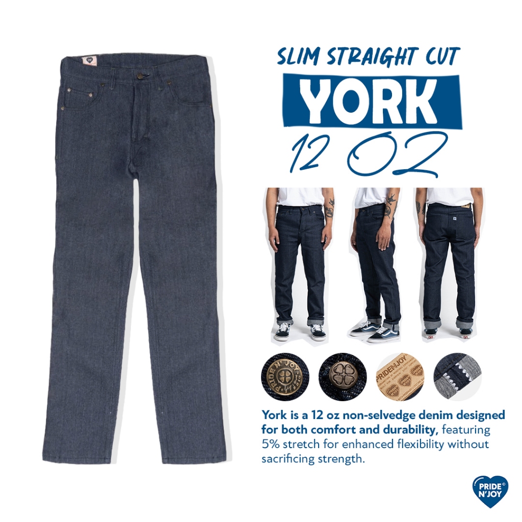 Kre - Pride N Joy - Celana Raw Denim - York