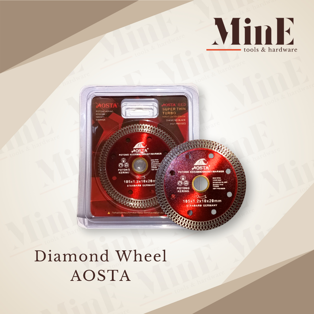 AOSTA Diamond Wheel Super Thin Turbo | Mata Potong Keramik Granit Marmer