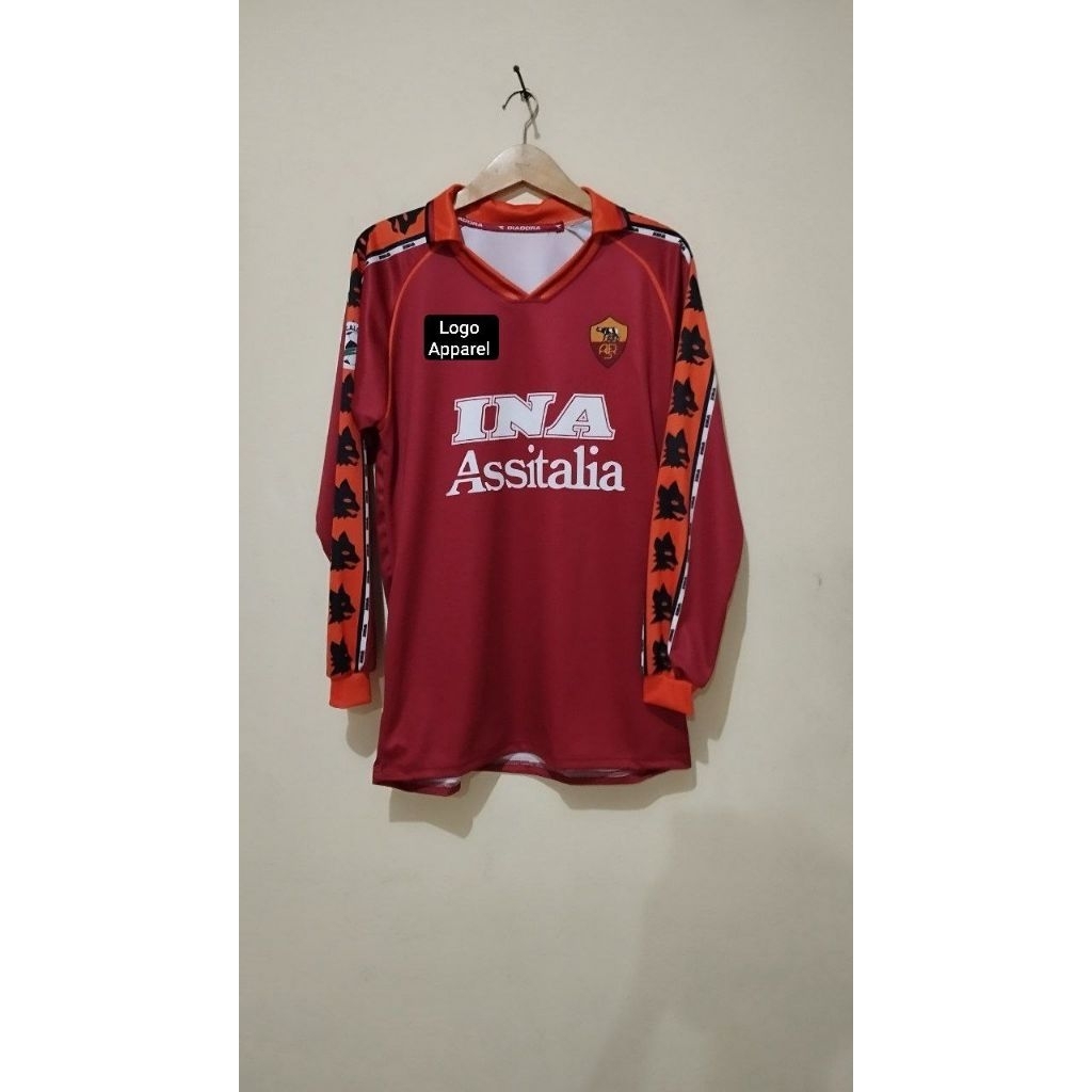 JERSEY AS R0MA HOME 1998/1999 JERSEY DRYFIT BRAZIL PREMIUM