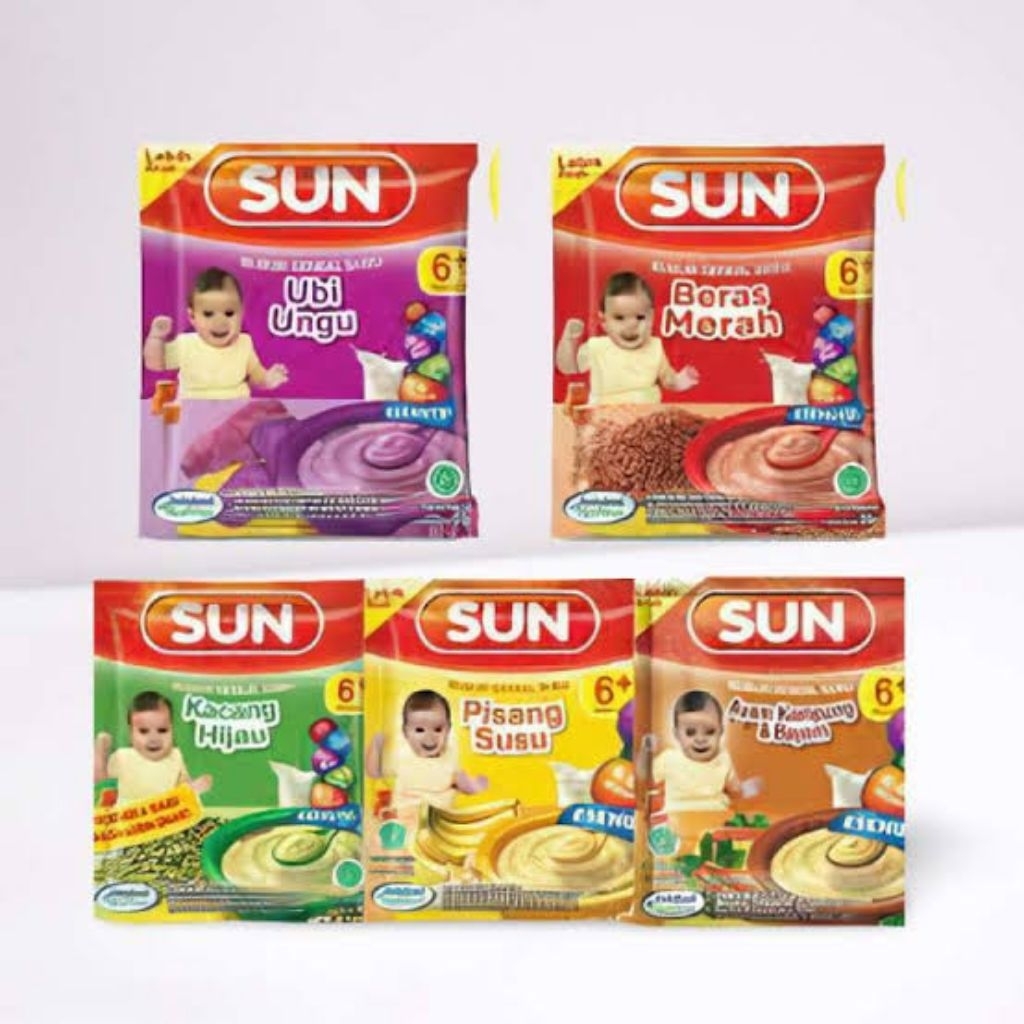 Sun Bubur Bayi MPASI renceng (1 renceng isi 8 Sachet)